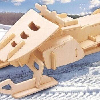 Intra απο ξύλο plywood 3mm-4mm πάχος - Snowmobile Δίασταση 30x30 cm Intraeaxys-078ymqqo - Image 1
