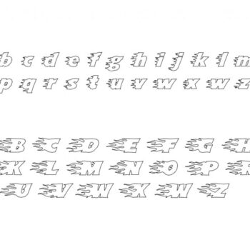 Intra απο ξύλο plywood 3mm-4mm πάχος - Γραμματοσειρά Flames Δίασταση 30x30 cm Intraeaxys-eo0jqw7g - Image 1