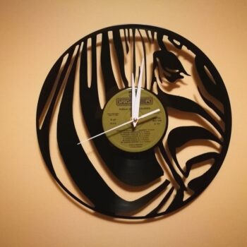 Intra απο ξύλο plywood 3mm-4mm πάχος - Orologio Vinile Zebra Δίασταση 30x30 cm Intraeaxys-pok34k7j - Image 1