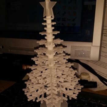 Intra απο ξύλο plywood 3mm-4mm πάχος - Χριστουγεννιάτικο Δέντρο Ακρυλικό 2mm Δίασταση 20x20 cm Intraeaxys-eo202m37 - Image 1