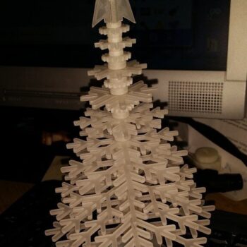 Intra απο ξύλο plywood 3mm-4mm πάχος - Χριστουγεννιάτικο Δέντρο Ακρυλικό 2mm Δίασταση 20x20 cm Intraeaxys-eo202m37 - Image 3