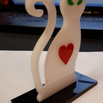 Intra απο ξύλο plywood 3mm-4mm πάχος - Cute Cat Acrylic 3mm Δίασταση 20x20 cm Intraeaxys-91jdmxl1 - Image 4