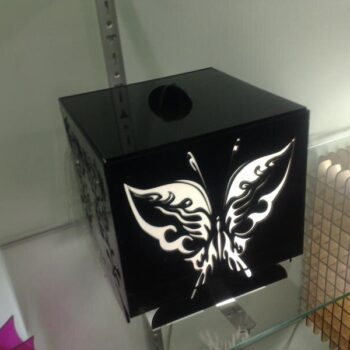 Intra απο ξύλο plywood 3mm-4mm πάχος - Luminaria Caixa Δίασταση 30x30 cm Intraeaxys-6o36ejon - Image 1