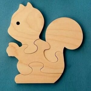 Intra απο ξύλο plywood 3mm-4mm πάχος - Bunny Rabbit Jigsaw Puzzle CNC Laser Plans DWG File Δίασταση 30x30 cm Intraeaxys-yon0xdx7
