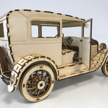 Intra απο ξύλο plywood 3mm-4mm πάχος - Ford Model A 1927 Ξύλινο κιτ μοντέλων Δίασταση 30x30 cm Intraeaxys-p7ympv67 - Image 3