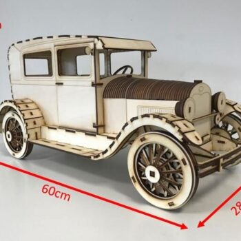 Intra απο ξύλο plywood 3mm-4mm πάχος - Ford Model A 1927 Ξύλινο κιτ μοντέλων Δίασταση 30x30 cm Intraeaxys-p7ympv67 - Image 4