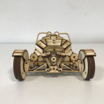 Intra απο ξύλο plywood 3mm-4mm πάχος - Ξύλινο μοντέλο Morgan 3 Wheeler Δίασταση 30x30 cm Intraeaxys-eo4q9vw7 - Image 3