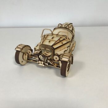 Intra απο ξύλο plywood 3mm-4mm πάχος - Ξύλινο μοντέλο Morgan 3 Wheeler Δίασταση 30x30 cm Intraeaxys-eo4q9vw7 - Image 6