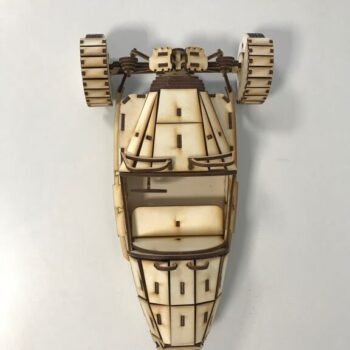 Intra απο ξύλο plywood 3mm-4mm πάχος - Ξύλινο μοντέλο Morgan 3 Wheeler Δίασταση 30x30 cm Intraeaxys-eo4q9vw7 - Image 7