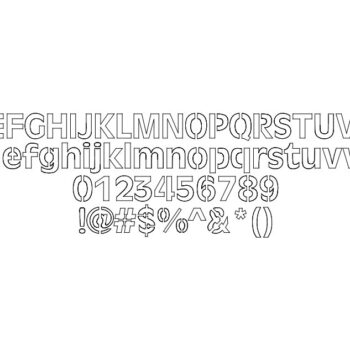 Intra απο ξύλο plywood 3mm-4mm πάχος - Γραμματοσειρά λέιζερ Δίασταση 30x30 cm Intraeaxys-eo4n687j - Image 1