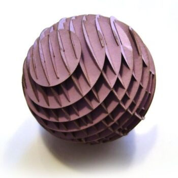 Intra απο ξύλο plywood 3mm-4mm πάχος - 3D παζλ Χαρτόμπαλα Δίασταση 30x30 cm Intraeaxys-eox899g1 - Image 1