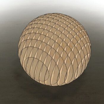 Intra απο ξύλο plywood 3mm-4mm πάχος - 3D παζλ Χαρτόμπαλα Δίασταση 30x30 cm Intraeaxys-eox899g1 - Image 4