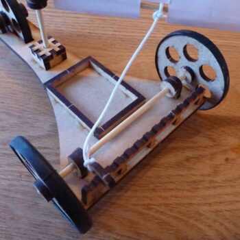 Intra απο ξύλο plywood 3mm-4mm πάχος - Land Yacht Δίασταση 30x30 cm Intraeaxys-r1z23521 - Image 4