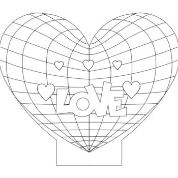 Intra απο ξύλο plywood 3mm-4mm πάχος - Λάμπα Kalp Δίασταση 30x30 cm Intraeaxys-d1lnez7m - Image 1