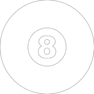 Intra απο ξύλο plywood 3mm-4mm πάχος - Αριθμός Οκτώ 8 σε κύκλο Δίασταση 30x30 cm Intraeaxys-075ykmoz