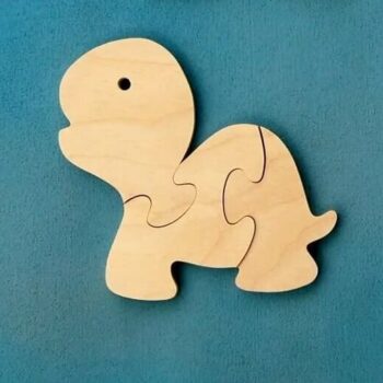 Intra απο ξύλο plywood 3mm-4mm πάχος - Ξύλινο παζλ χελώνας CNC σχέδια DWG Δίασταση 30x30 cm Intraeaxys-51rr4z01 - Image 1