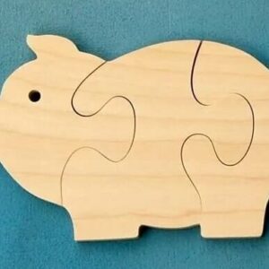 Intra απο ξύλο plywood 3mm-4mm πάχος - Αρχείο CNC DWG για ξύλινο παζλ Pig Δίασταση 30x30 cm Intraeaxys-eo20jm47