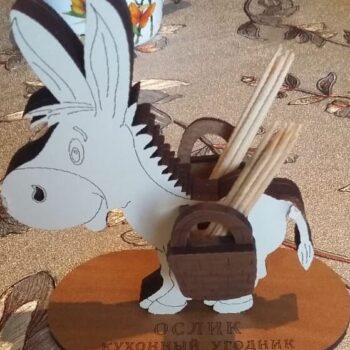 Intra απο ξύλο plywood 3mm-4mm πάχος - Βάση οδοντογλυφίδας γαϊδουριού Δίασταση 30x30 cm Intraeaxys-91jdezl1 - Image 1