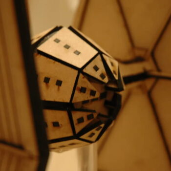 Intra απο ξύλο plywood 3mm-4mm πάχος - Star Wars TIE Fighter Δίασταση 30x30 cm Intraeaxys-075ye0mo - Image 4