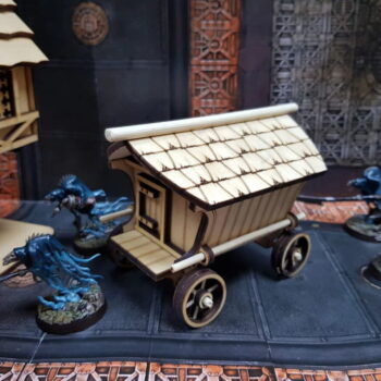 Intra απο ξύλο plywood 3mm-4mm πάχος - Gypsy Wagon Δίασταση 30x30 cm Intraeaxys-pok3k587 - Image 3