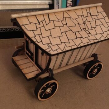 Intra απο ξύλο plywood 3mm-4mm πάχος - Gypsy Wagon Δίασταση 30x30 cm Intraeaxys-pok3k587 - Image 5