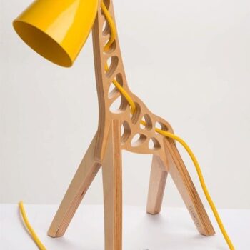 Intra απο ξύλο plywood 3mm-4mm πάχος - Πρότυπο λάμπας καμηλοπάρδαλης Δίασταση 30x30 cm Intraeaxys-6o3yj8q7 - Image 1