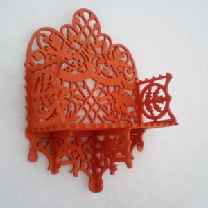 Intra απο ξύλο plywood 3mm-4mm πάχος - Διακοσμητικό ράφι τοίχου Δίασταση 30x30 cm Intraeaxys-6o3y06j7