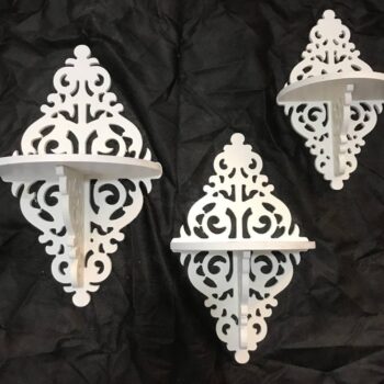 Intra απο ξύλο plywood 3mm-4mm πάχος - Πρότυπο ραφιών αποθήκευσης τοίχου Δίασταση 30x30 cm Intraeaxys-joedkm81 - Image 1