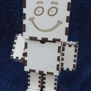 Intra απο ξύλο plywood 3mm-4mm πάχος - Ξύλινο παιχνίδι ρομπότ Δίασταση 30x30 cm Intraeaxys-eo0qyp51