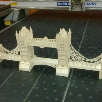 Intra απο ξύλο plywood 3mm-4mm πάχος - Tower Bridge τρισδιάστατο παζλ Δίασταση 40x50 cm Intraeaxys-67wlk0w1 - Image 1
