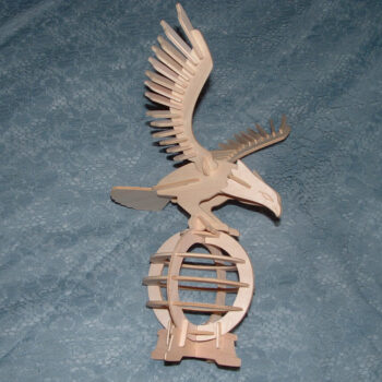 Intra απο ξύλο plywood 3mm-4mm πάχος - Eagle 3D παζλ Δίασταση 30x30 cm Intraeaxys-91jd6n41 - Image 1