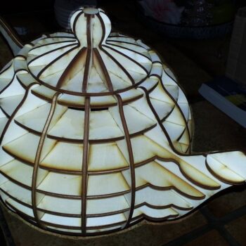 Intra απο ξύλο plywood 3mm-4mm πάχος - Ξύλινη Τσαγιέρα 4mm Δίασταση 30x30 cm Intraeaxys-lopqzgx7 - Image 1