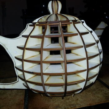 Intra απο ξύλο plywood 3mm-4mm πάχος - Ξύλινη Τσαγιέρα 4mm Δίασταση 30x30 cm Intraeaxys-lopqzgx7 - Image 3