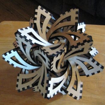 Intra απο ξύλο plywood 3mm-4mm πάχος - Αρχείο PDF Frabjous Sculpture Δίασταση 30x30 cm Intraeaxys-6o3yg3p7 - Image 1