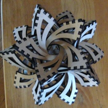 Intra απο ξύλο plywood 3mm-4mm πάχος - Αρχείο PDF Frabjous Sculpture Δίασταση 30x30 cm Intraeaxys-6o3yg3p7 - Image 4