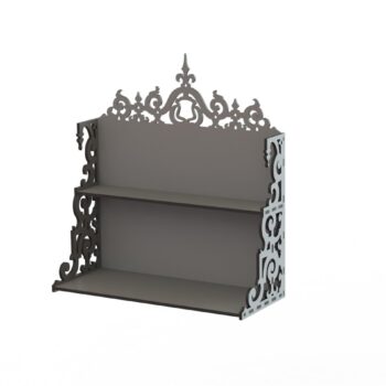 Intra απο ξύλο plywood 3mm-4mm πάχος - Ράφι διακόσμησης τοίχου Δίασταση 30x30 cm Intraeaxys-p7yml0z7 - Image 1