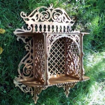 Intra απο ξύλο plywood 3mm-4mm πάχος - Ράφι διακόσμησης Δίασταση 30x30 cm Intraeaxys-51rr2pd1 - Image 1