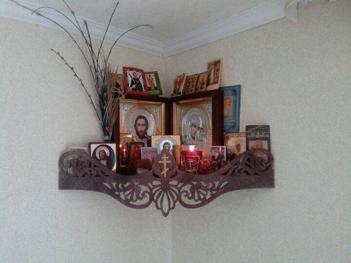 Intra απο ξύλο plywood 3mm-4mm πάχος - Γωνιακό ράφι Δίασταση 30x30 cm Intraeaxys-r7vmdp27