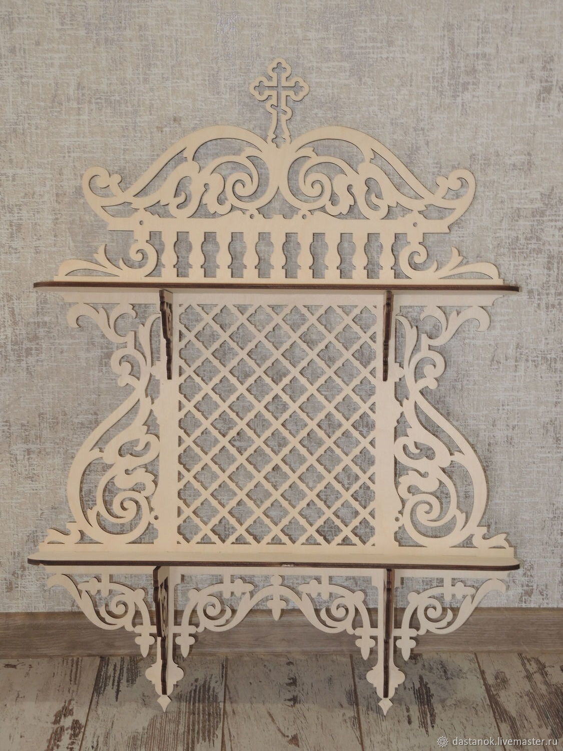 Intra απο ξύλο plywood 3mm-4mm πάχος - Vintage ράφι Δίασταση 30x30 cm Intraeaxys-6o3qgq1n