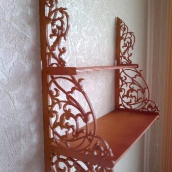 Intra απο ξύλο plywood 3mm-4mm πάχος - Ράφι Διακοσμητικό Scroll Saw Αρχείο PDF Δίασταση 30x30 cm Intraeaxys-eo49ng1j - Image 1