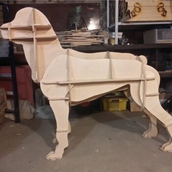 Intra απο ξύλο plywood 3mm-4mm πάχος - Πρότυπο 3D CNC Boxer Dog Δίασταση 30x30 cm Intraeaxys-ro6y6jn7 - Image 1