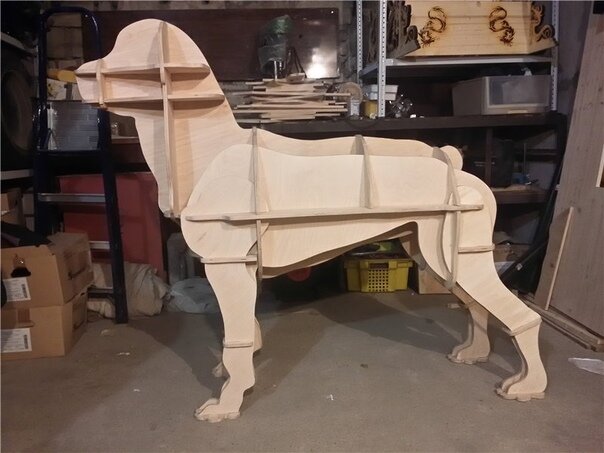 Intra απο ξύλο plywood 3mm-4mm πάχος - Πρότυπο 3D CNC Boxer Dog Δίασταση 30x30 cm Intraeaxys-ro6y6jn7