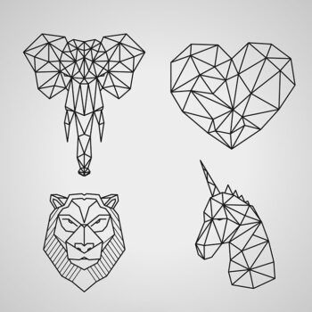 Intra απο ξύλο plywood 3mm-4mm πάχος - Πολυγωνικά ζώα άγριας ζωής Δίασταση 30x30 cm Intraeaxys-67wlq381 - Image 1