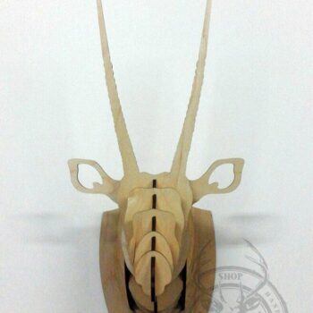 Intra απο ξύλο plywood 3mm-4mm πάχος - Κεφάλι τρόπαιο ζώου Δίασταση 30x30 cm Intraeaxys-e1gk9mmo - Image 3