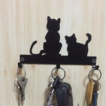 Intra απο ξύλο plywood 3mm-4mm πάχος - Γάντζοι Κρεμάστρας Κρεμαστών Γατιών Επιτοίχια θήκη αποθήκευσης Δίασταση 30x30 cm Intraeaxys-d1lvx8po - Image 1