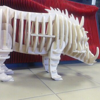 Intra απο ξύλο plywood 3mm-4mm πάχος - τρισδιάστατο πρότυπο παζλ Δίασταση 30x30 cm Intraeaxys-91jr647m - Image 1