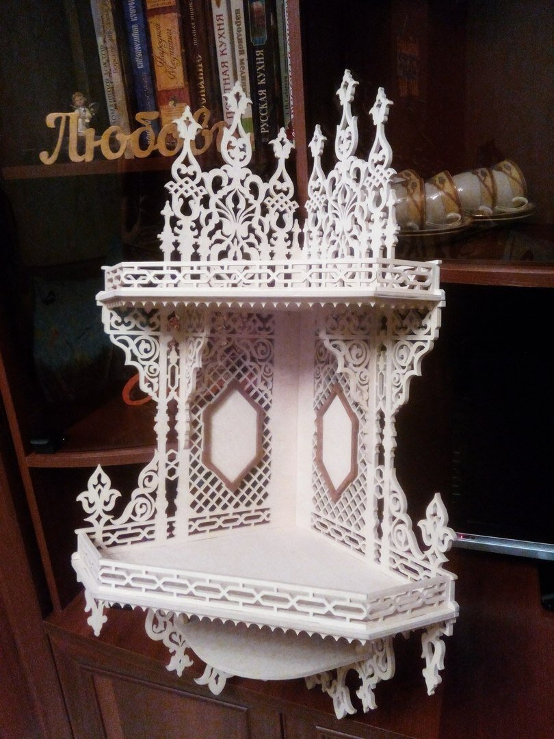 Intra απο ξύλο plywood 3mm-4mm πάχος - Διακοσμητικό σχέδιο ραφιού Δίασταση 30x30 cm Intraeaxys-joe49n16