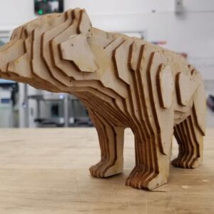 Intra απο ξύλο plywood 3mm-4mm πάχος - Αρχείο PDF Bear Δίασταση 30x30 cm Intraeaxys-eoxlp0xo