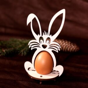 Intra απο ξύλο plywood 3mm-4mm πάχος - Πάσχα αυγά κουνελιού Δίασταση 30x30 cm Intraeaxys-yon06qy7