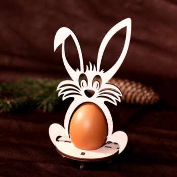 Intra απο ξύλο plywood 3mm-4mm πάχος - Πάσχα αυγά κουνελιού Δίασταση 30x30 cm Intraeaxys-yon06qy7 - Image 1